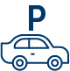 Image: Icon linking to the Car Parking section of the website