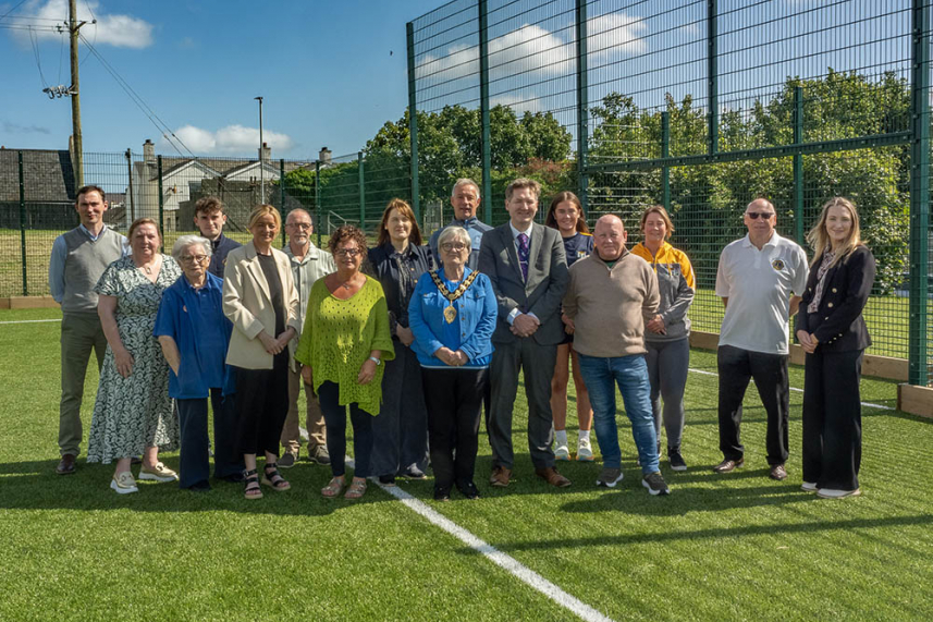 Carnlough’s sporting facilities refurbishment complete! image