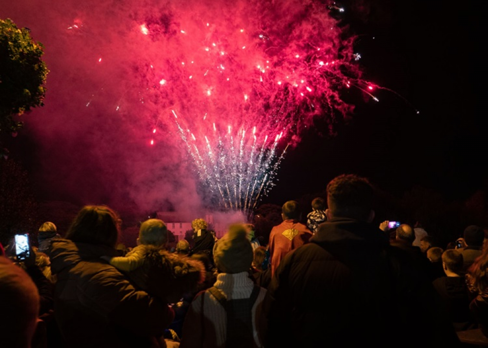 Halloweena fireworks