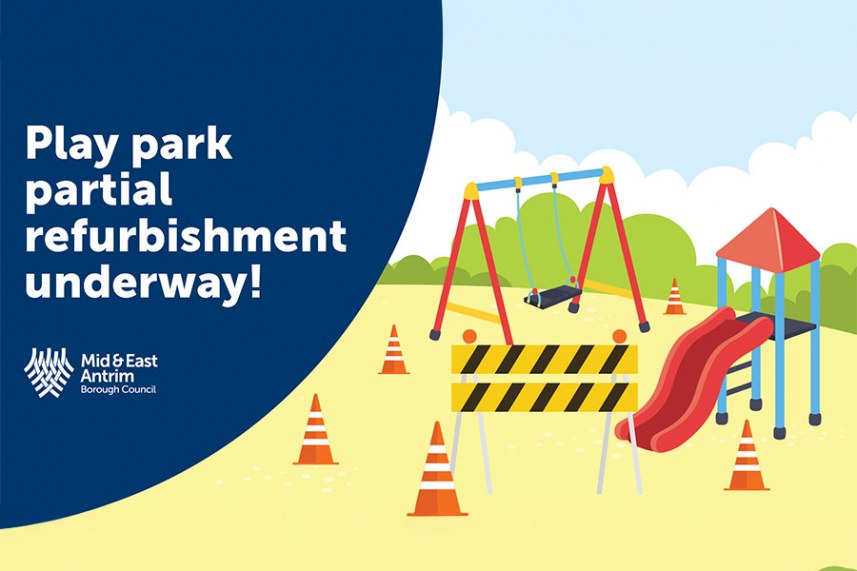 Knockan Road play park partial refurbishment commencing soon image