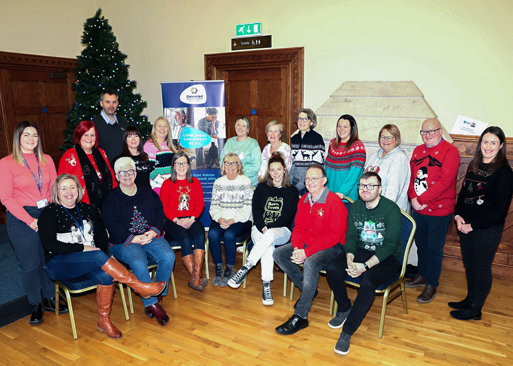 Attendees at the recent Mid and East Antrim Loneliness Network networking event.