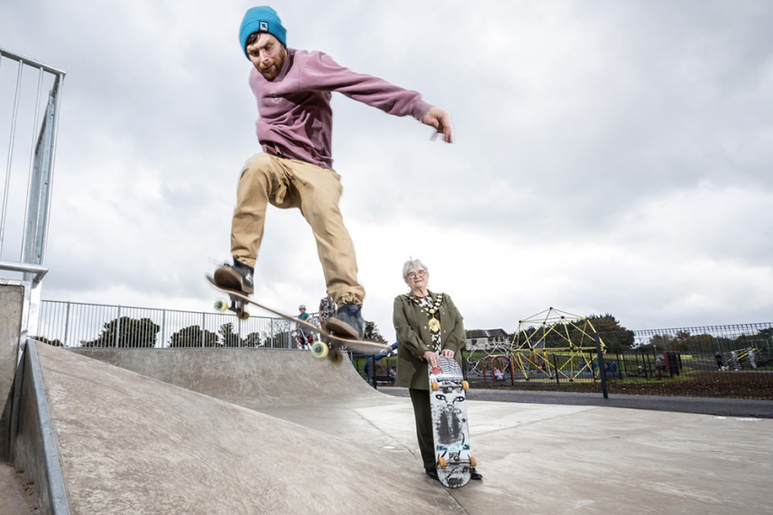 Larne Town Park unveils community skate park! image