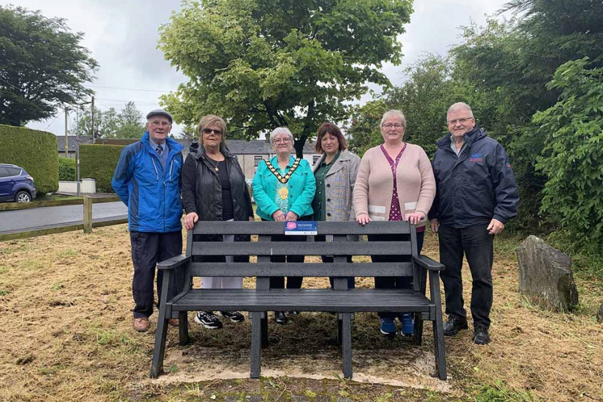 Mid and East Antrim welcomes another two ‘Chatty Benches’ during Loneliness Awareness Week image